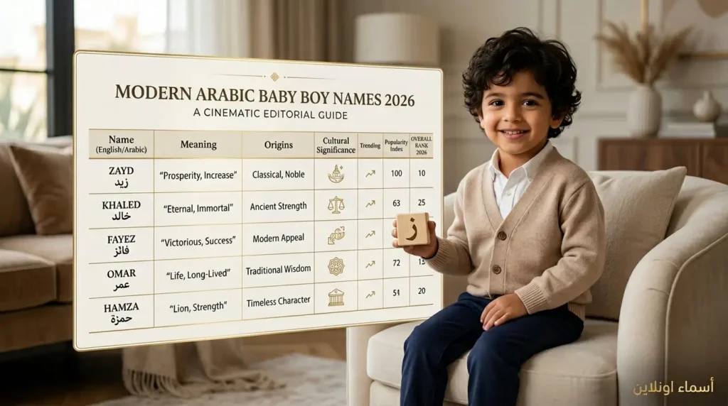 أفضل أسماء أطفال أولاد 2026 دليل أسماء أطفال أولاد 2026