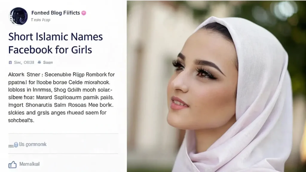 أجمل اسماء فيس بوك بنات اسلامية القصيرة والراقية اسماء فيس بوك بنات اسلامية قصيرة وسهلة التذكر