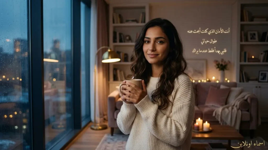 رسائل رومانسية مليئة بالدفء أجمل العبارات الرومانسية التي تعبر عن الأمان الحقيقي