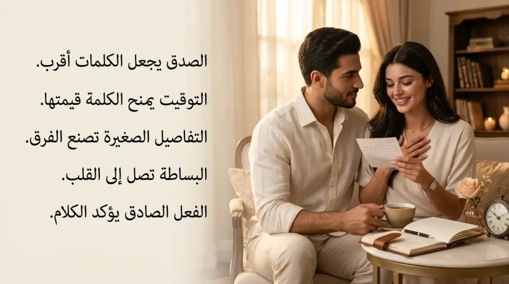 كلام جميل يدخل القلب وأهم أسرار الكلمات المؤثرة الصادقة