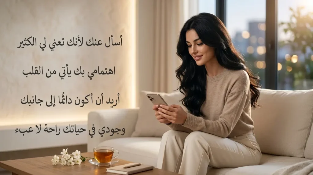 كلام حب قوي عن الاهتمام والوفاء للحبيب
