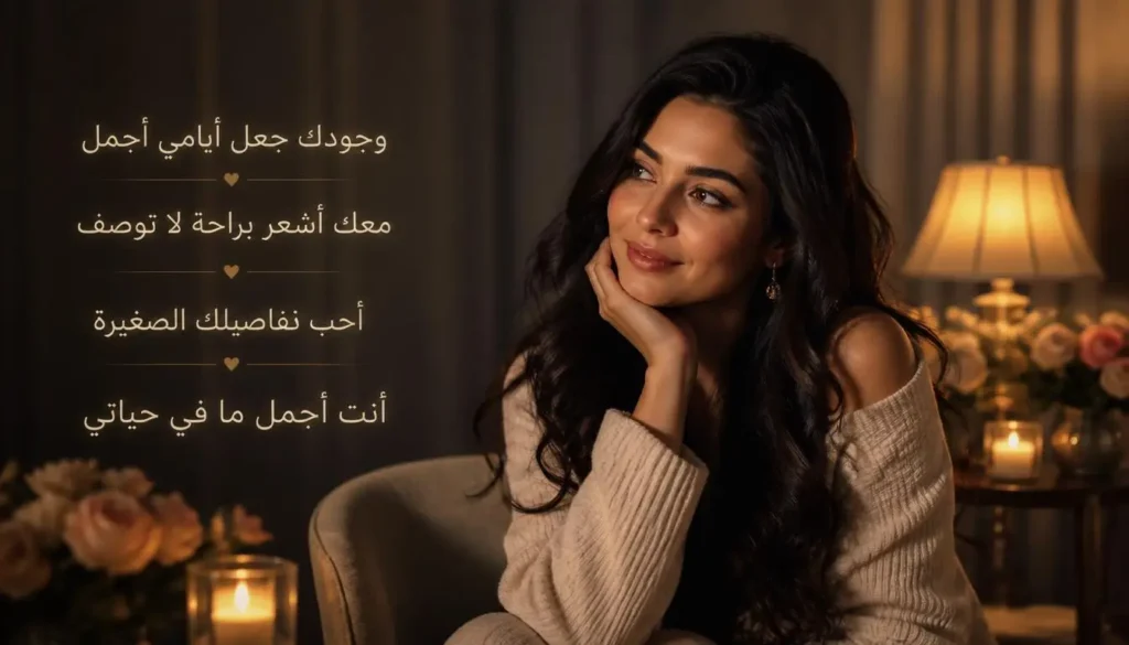 كلمات حب صادقة تعبّر عن المشاعر وتلامس القلب
