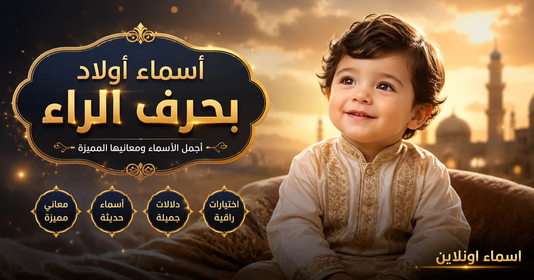 أفضل اسماء اولاد بحرف الراء عربية فخمة وحديثة
