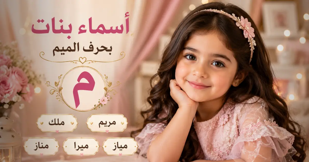 أجمل اسماء بنات بحرف الميم عربية وتركية وإسلامية