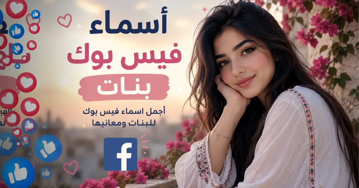 اسماء فيس بوك بنات جديدة عصرية