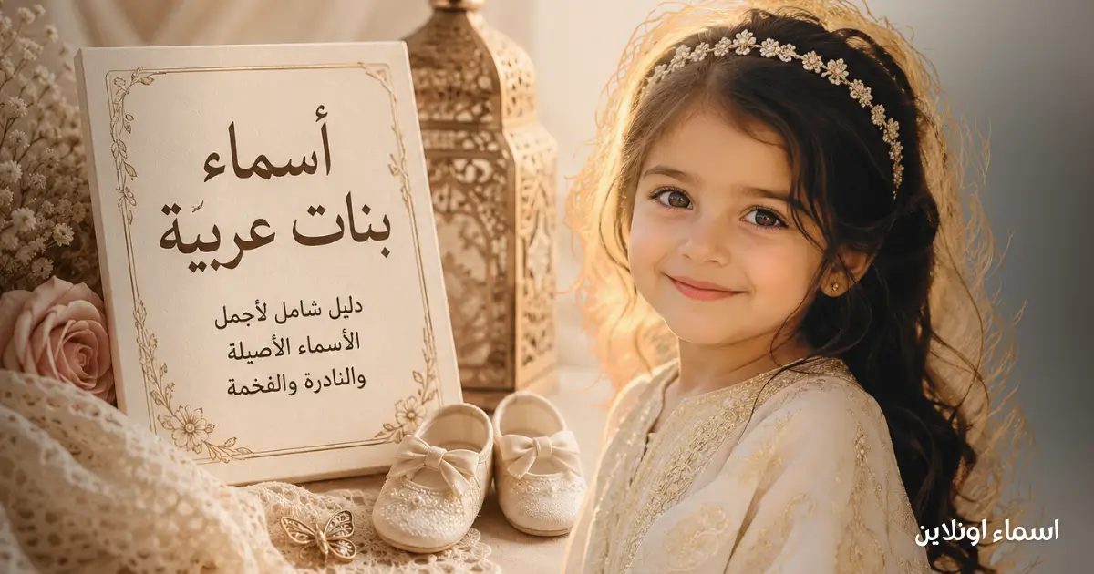أجمل اسماء بنات عربية مع معاني رائعة وجذابة للبنات