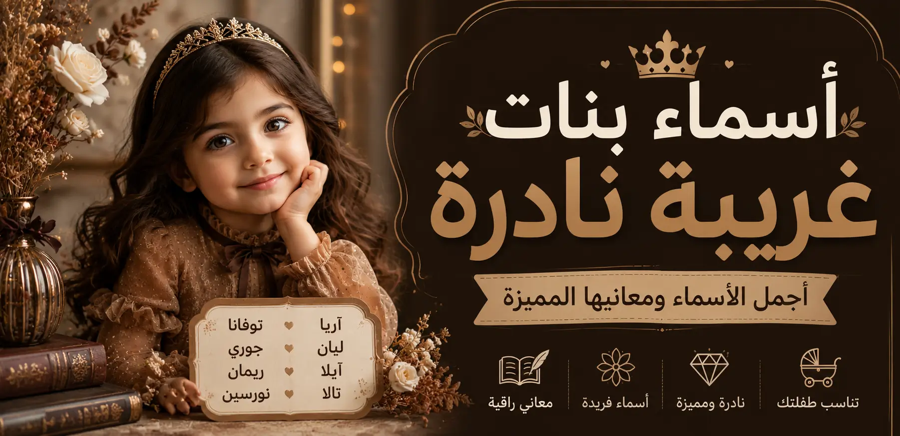اجمل اسماء بنات غريبه نادره فخمة وراقية