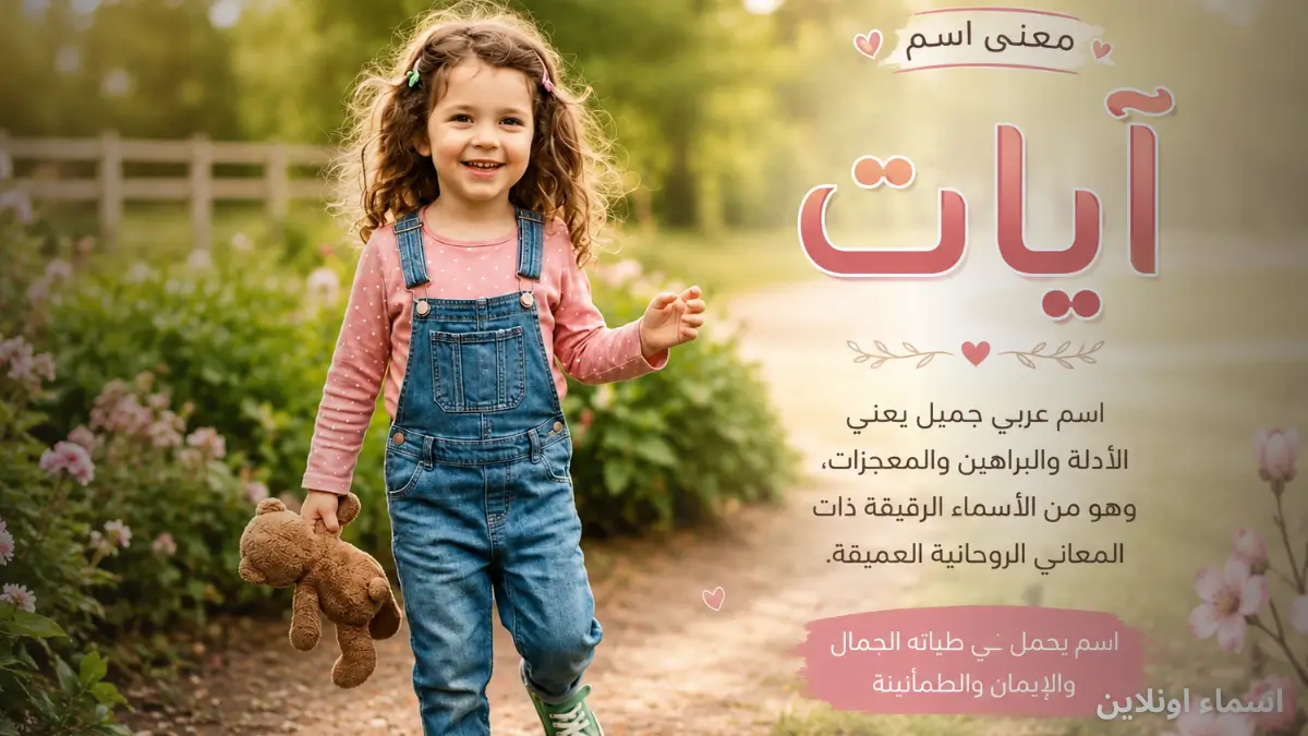 اسم آيات بين المعنى اللغوي والصفات وحكم التسمية وتحليل الشخصية