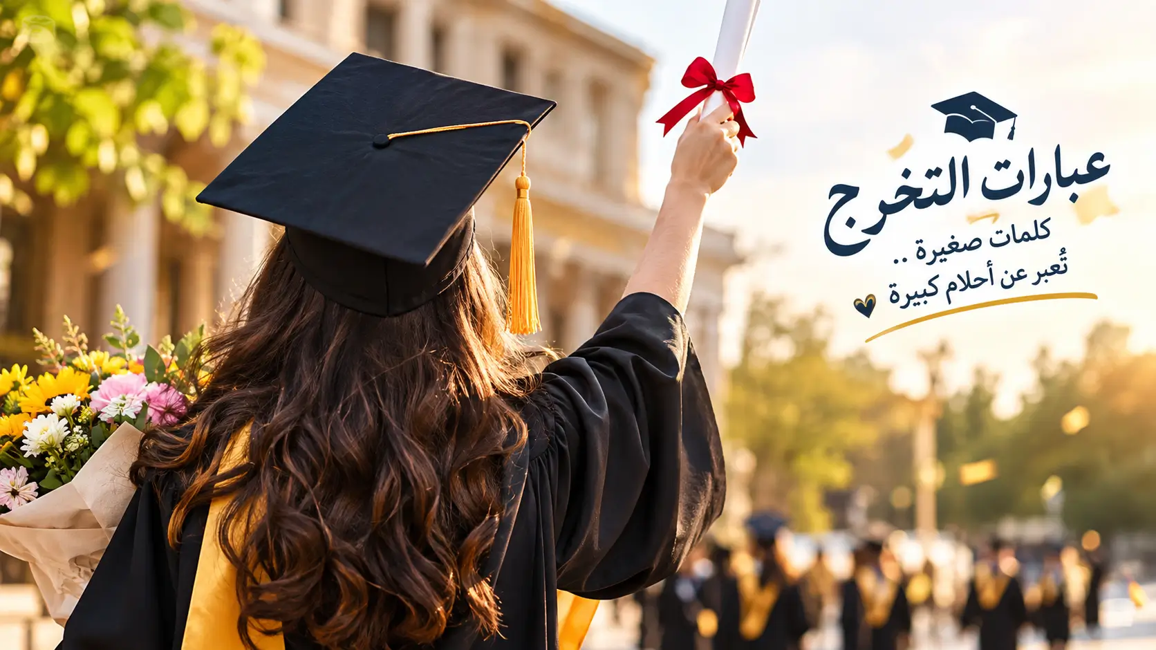 عبارات التخرج للاحتفال بفرحة الإنجاز والنجاح