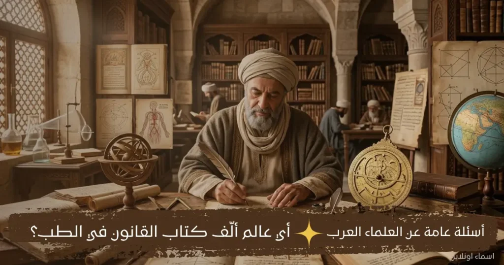 أسئلة عامة سهلة عن العلماء العرب والعلوم التي برعوا فيها