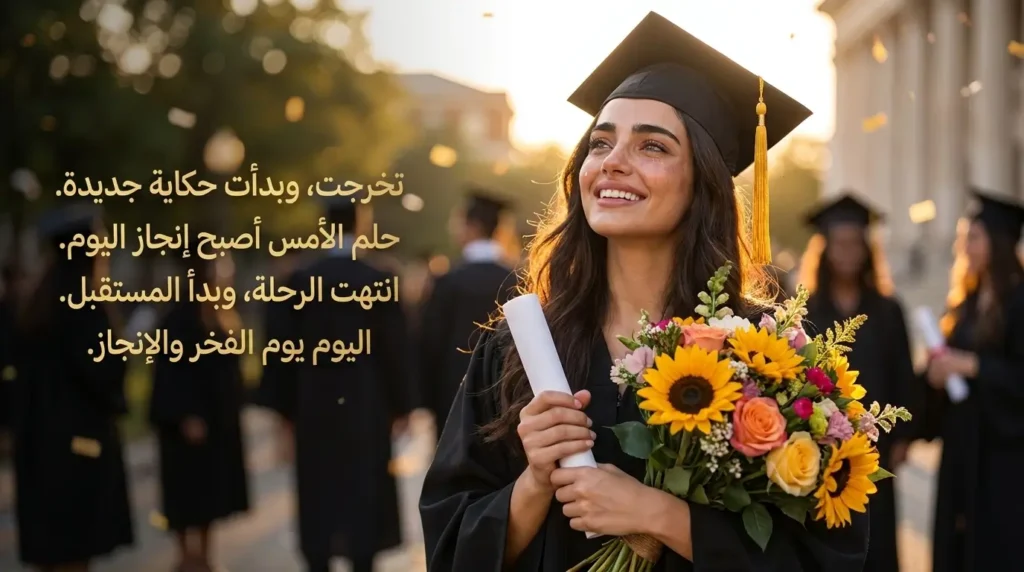 عبارات التخرج قصيرة تعبر عن فرحة النجاح والإنجاز