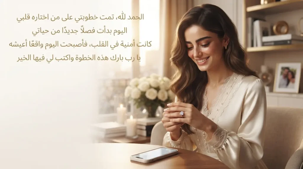 عبارات لإعلان الخطوبة تعبر عن فرحة القلب وبداية جديدة