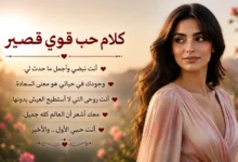 كلام حب قوي قصير وأجمل عبارات الحب المؤثرة